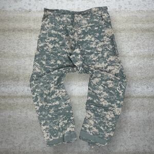 Vintage 90s Military Tactical Pants 36x32 Baggy Digital Camo Rain Shell Medium